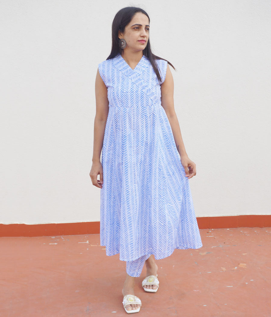 Colored Kurta Set