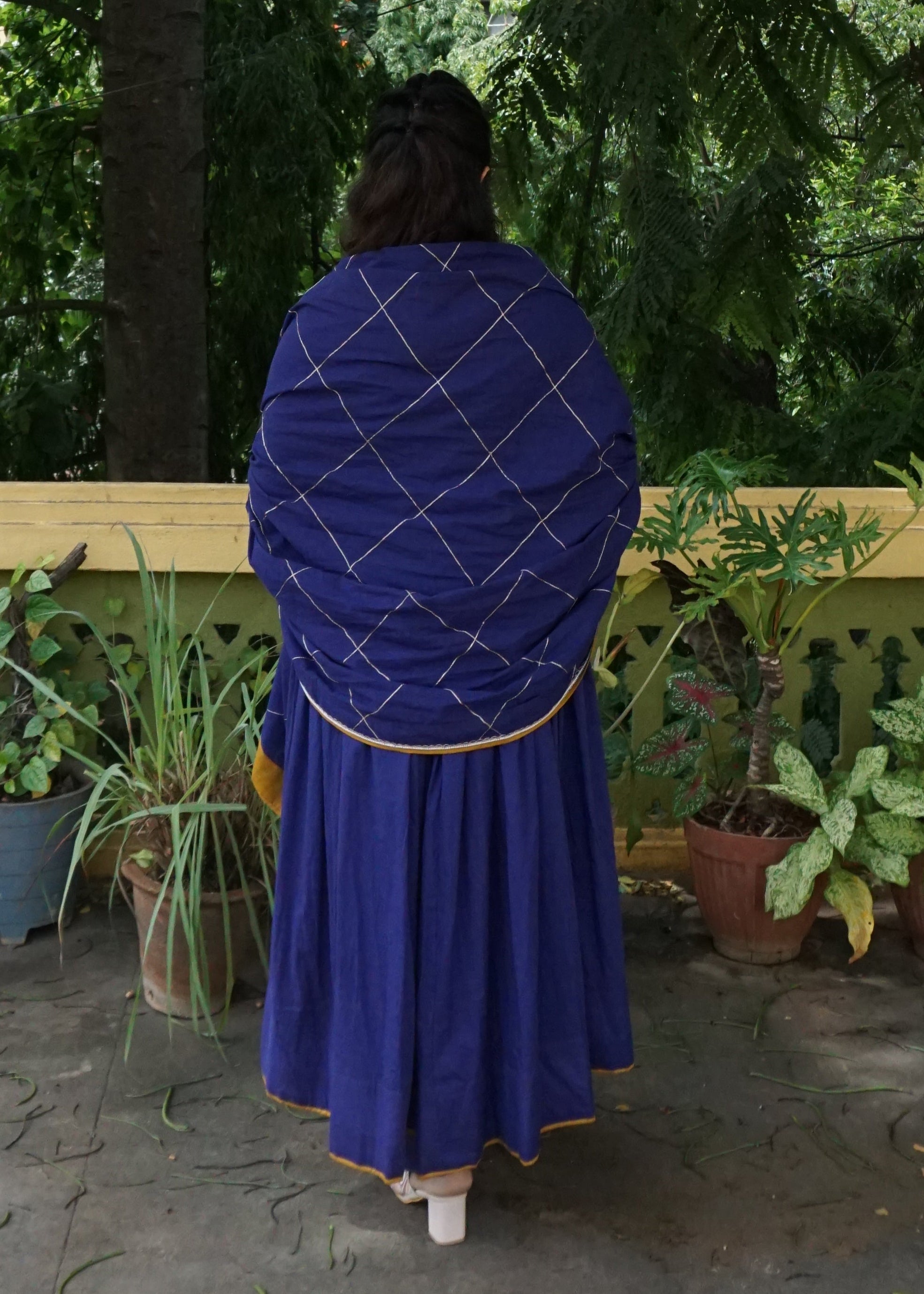Blue Jaal Suit