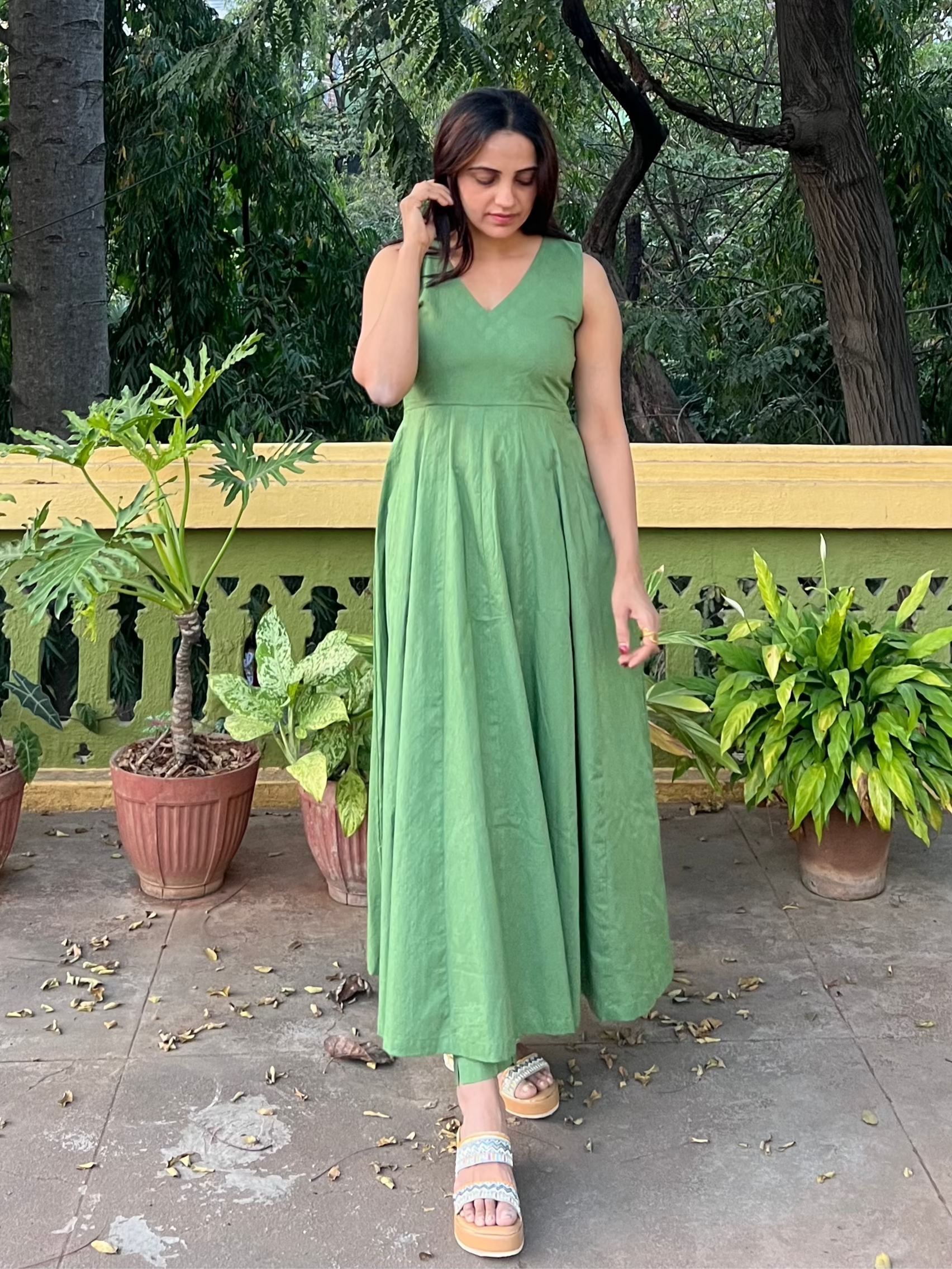 Green Kali Co-Ord Set