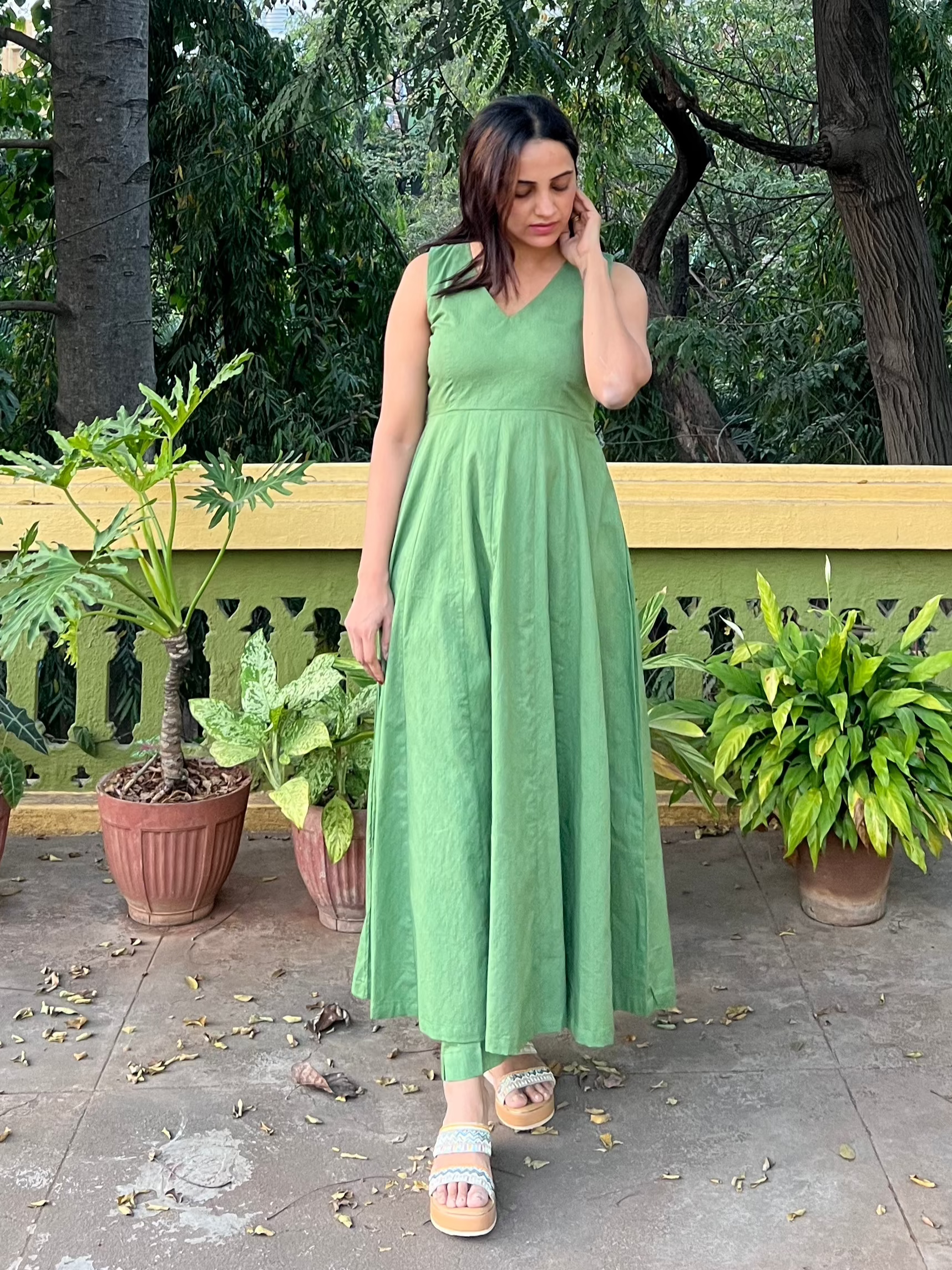 Green Kali Co-Ord Set