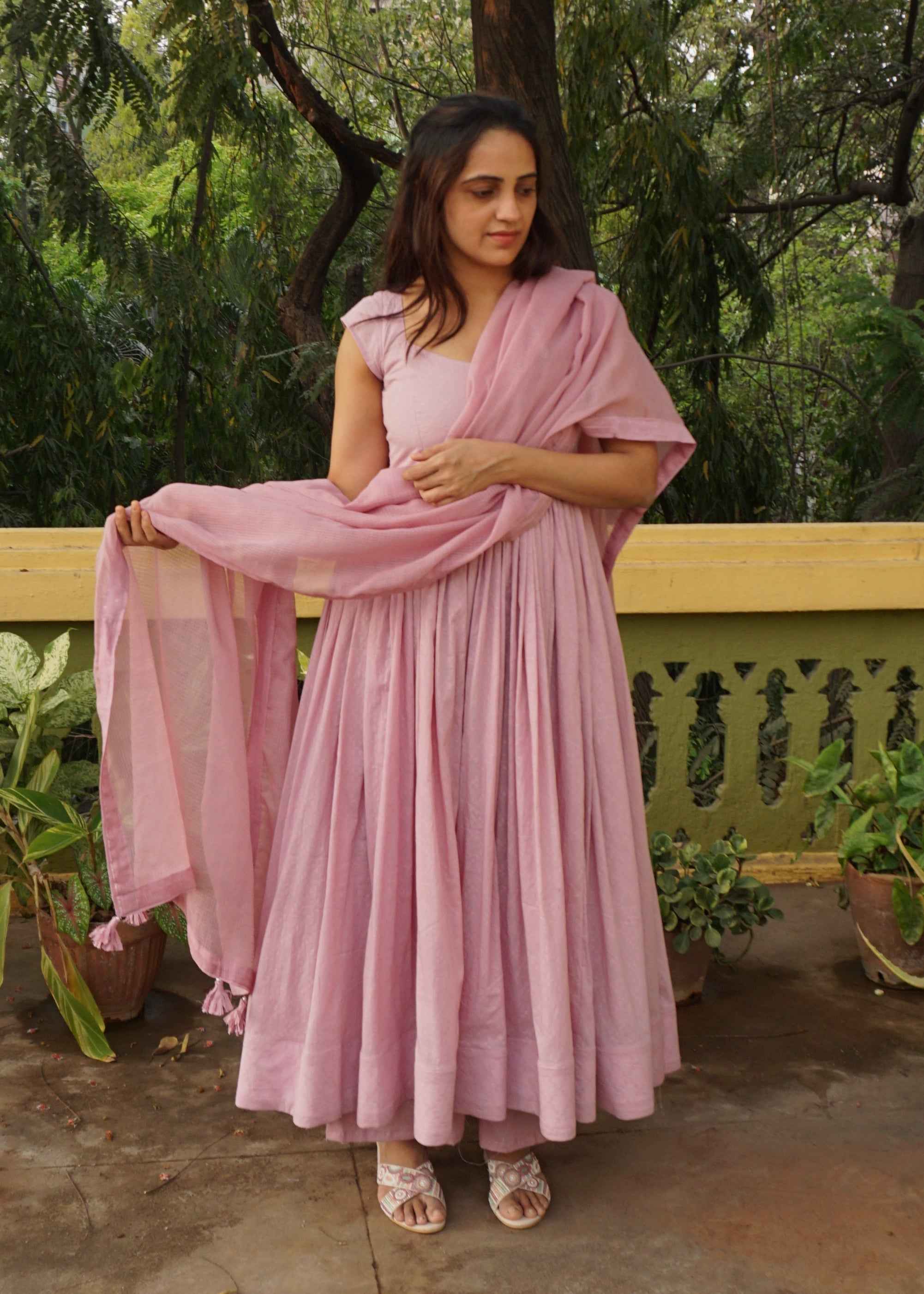 Flowy Anarkali Suit 