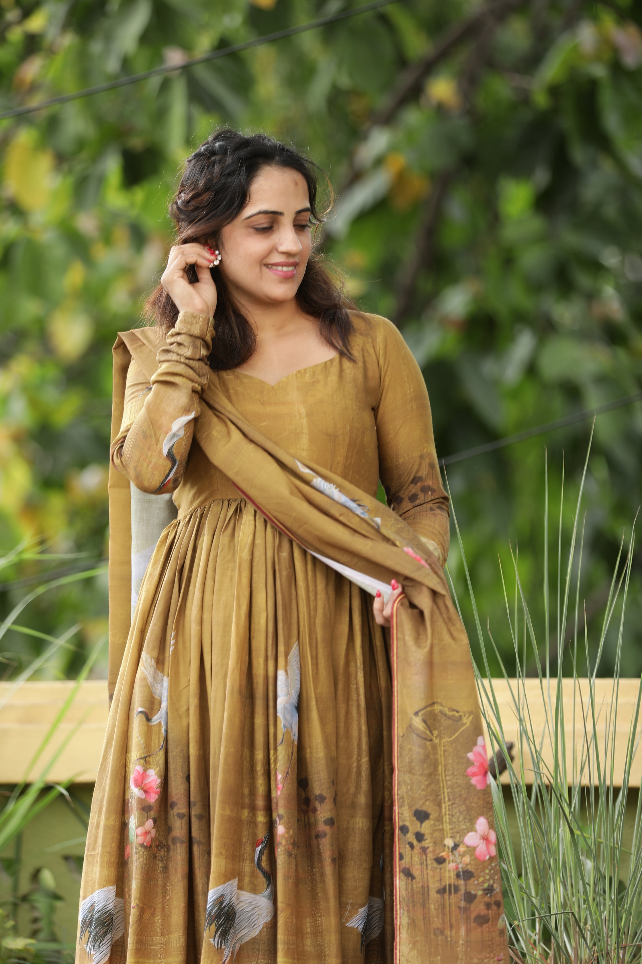 Mustard Brown Suit Set