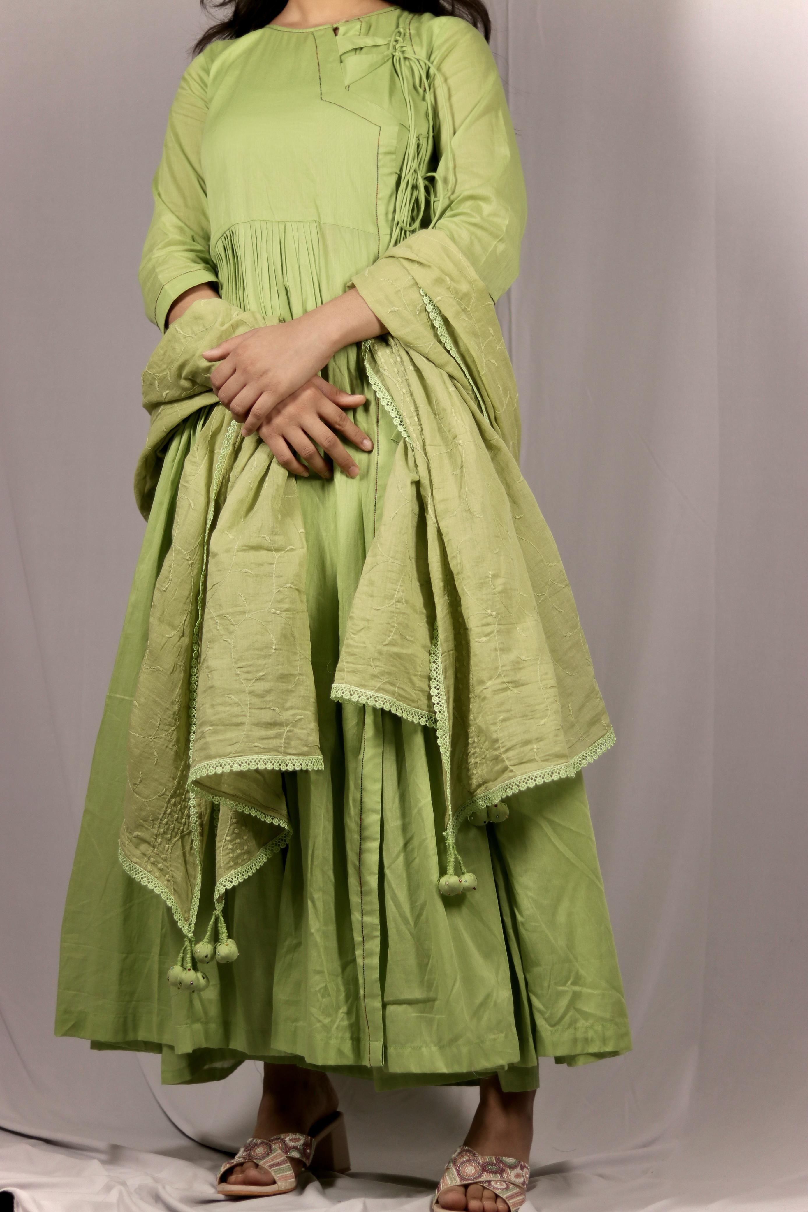 Lime Green Salwar kameez