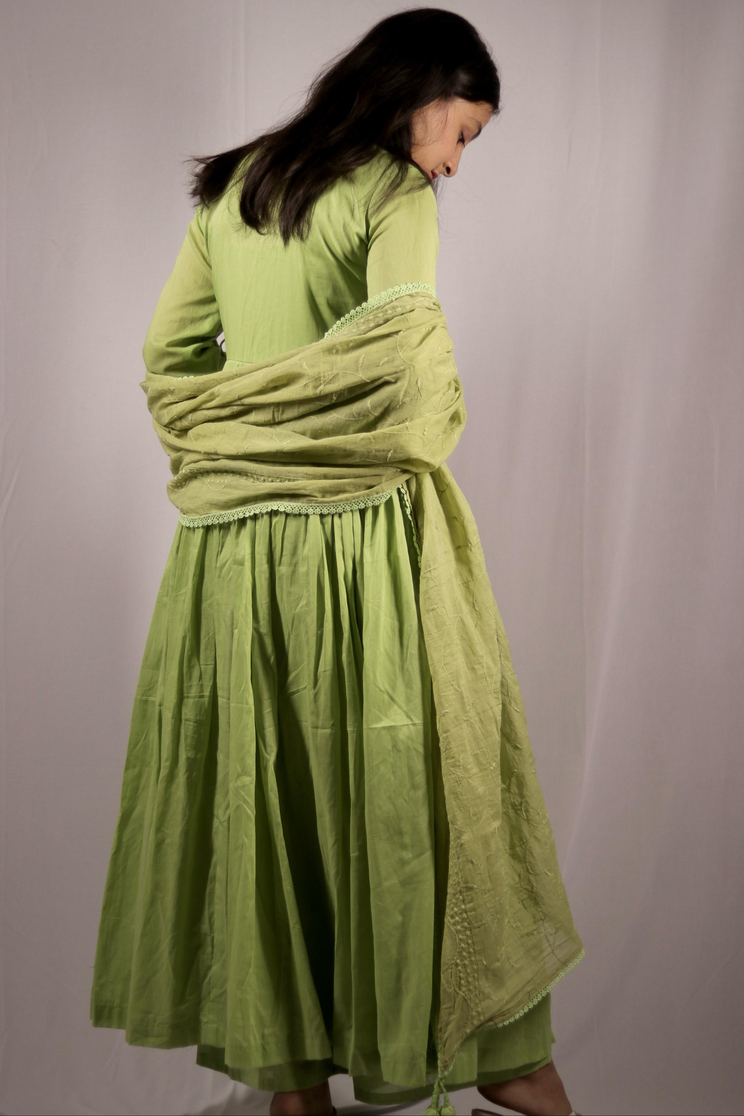 Lime Green Salwar kameez