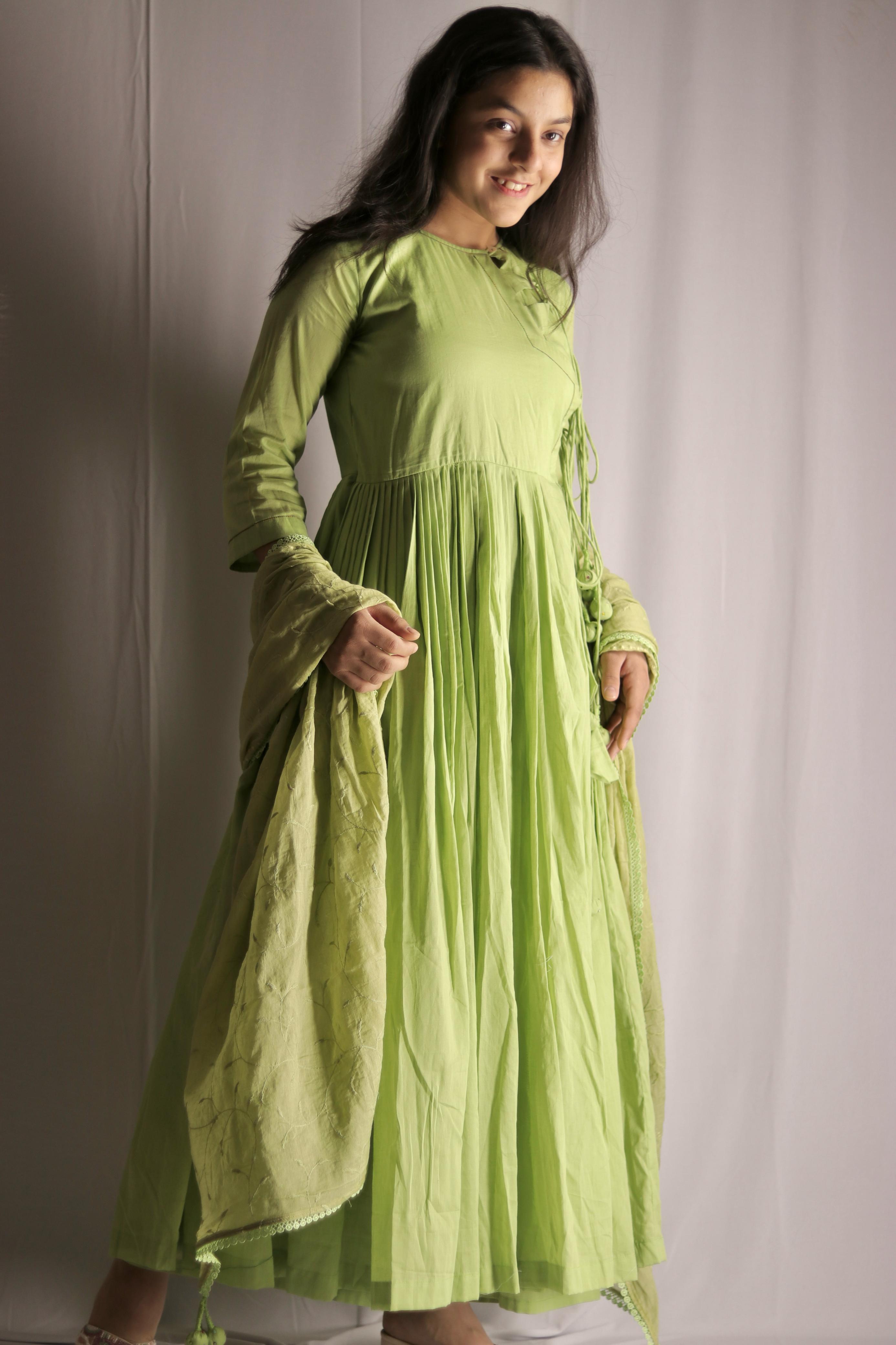 Lime Green Salwar kameez