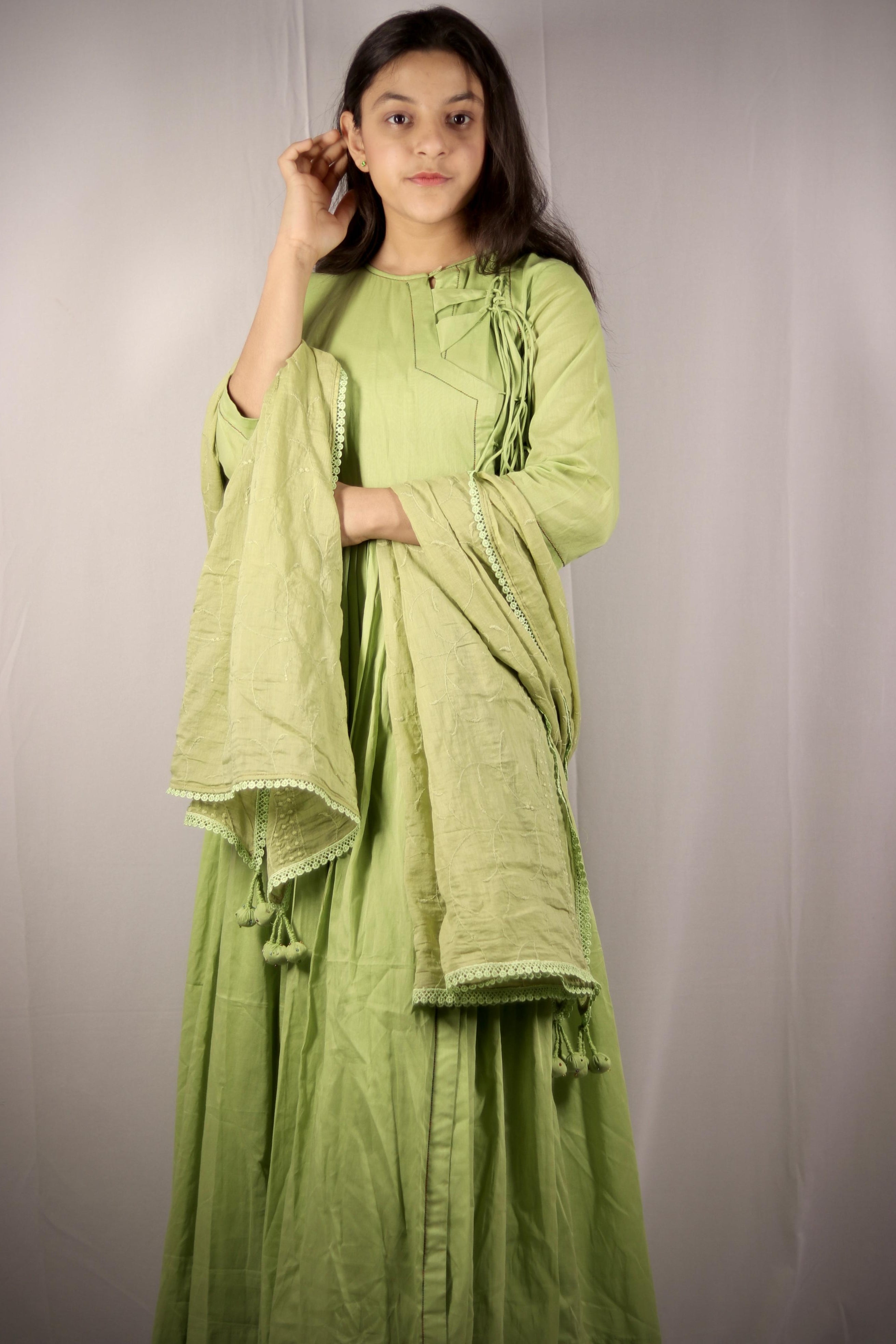 Lime Green Salwar kameez