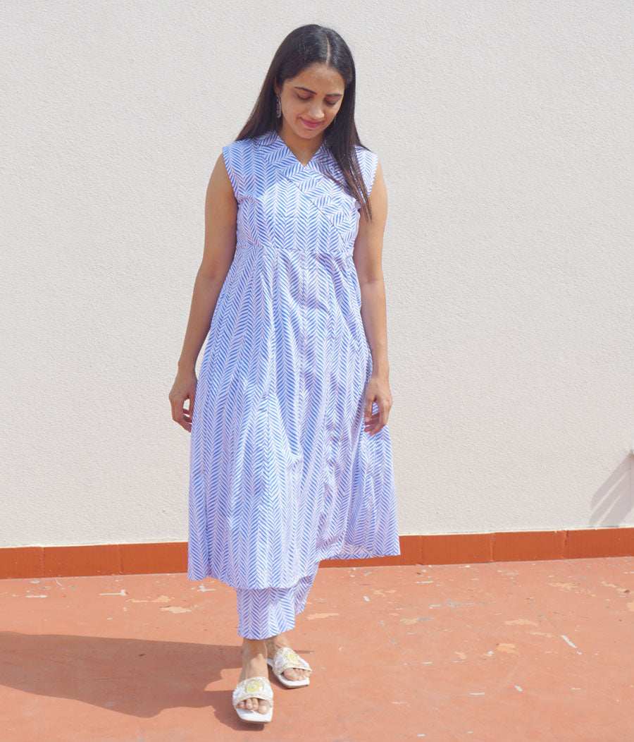 Colored Kurta Set