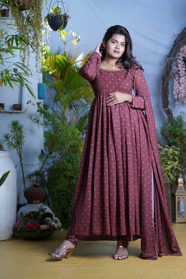 Butti Georgette Kurti