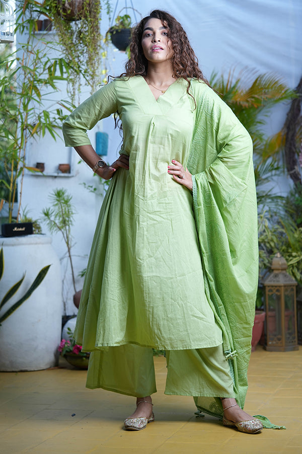 Green A Line Suit